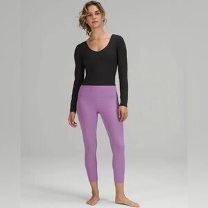 Lululemon Align long sleeve bundle crop shirts (2)